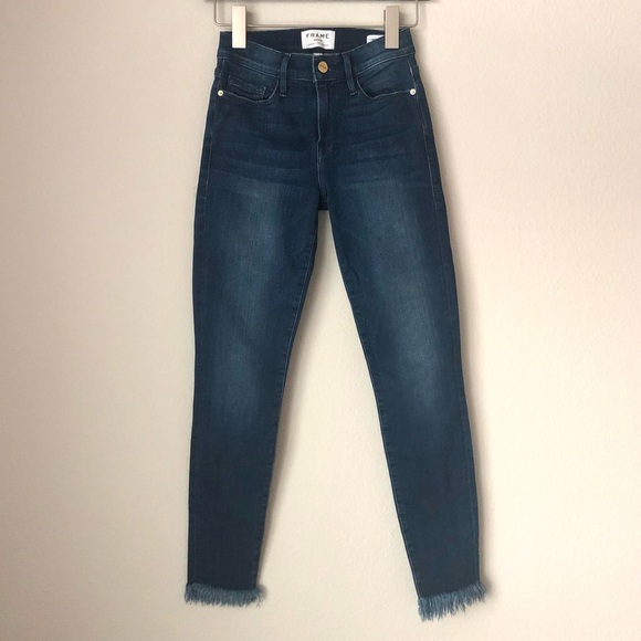 \Frame\• Le Skinny de Jeanne Crop in Cantine - Picture 2 of 16